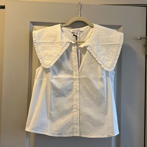 New with tags We Wore What sleeves white blouse